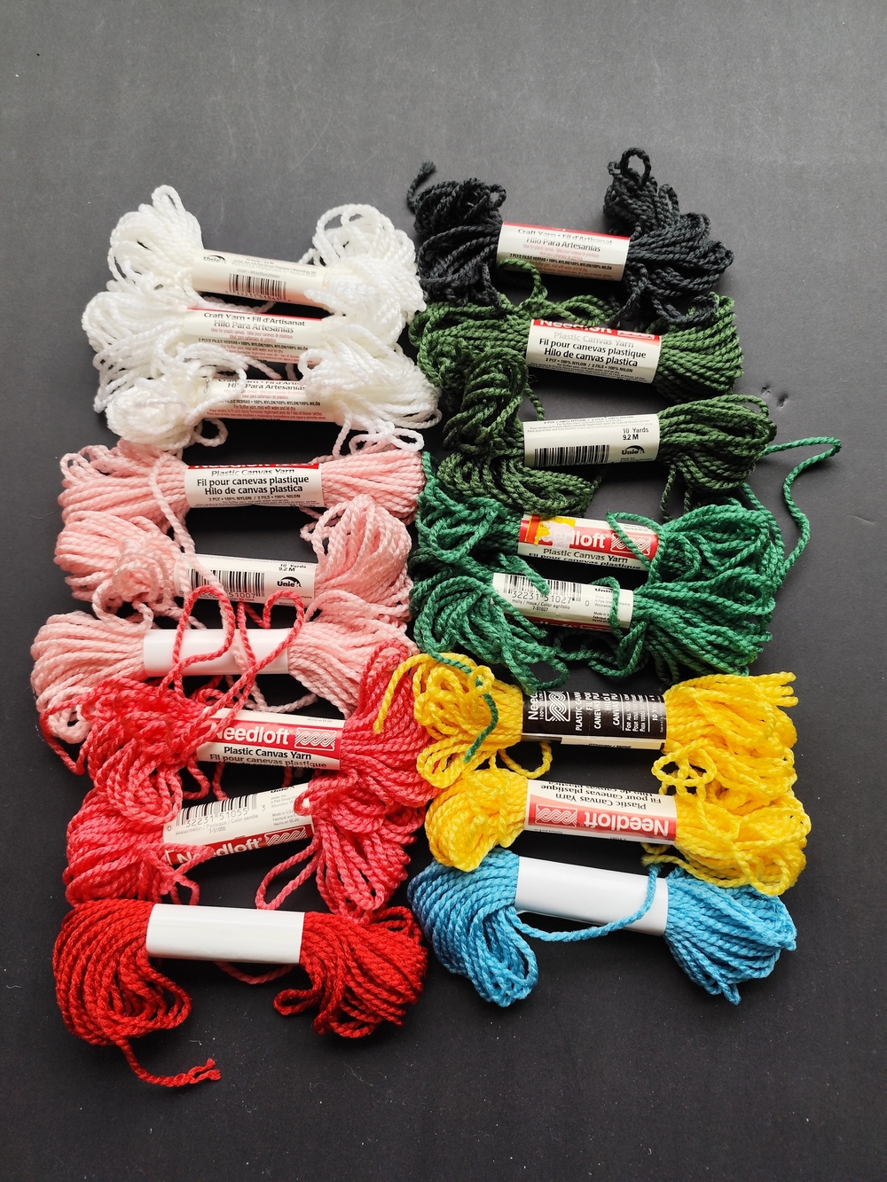 3/$30💜Needloft Plastic Canvas Yarn Lot of  17